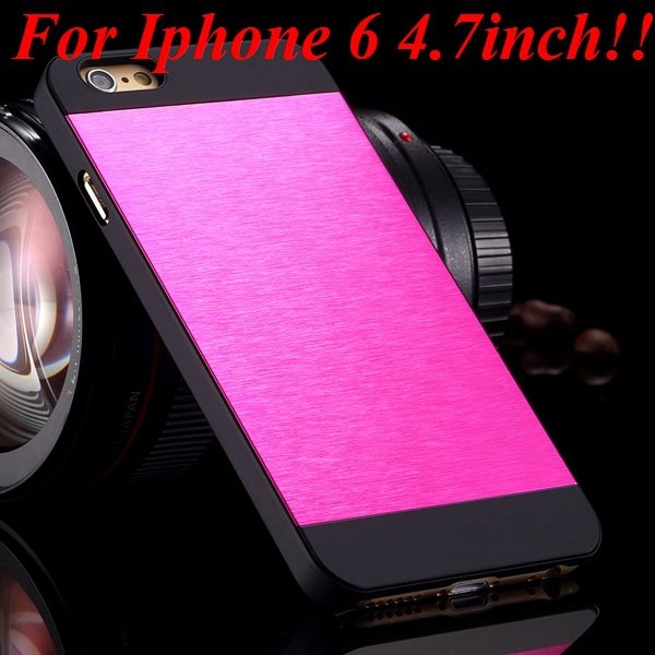 I6/6Plus Aluminum Shiny Metal Brush Hard Cover For Iphone 6 4.7Inc 32232320776-20-hot for iphone 6