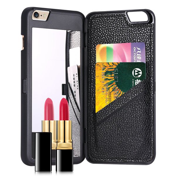 I6 Deluxe Back Case Girl Woman Fashion Mirror Cover For Iphone 6 4 32283860176-1-black
