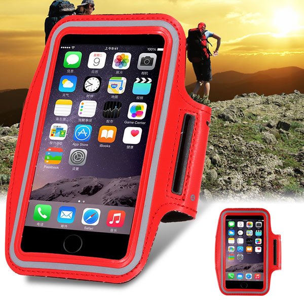 Amazing Red Phone Bag For Iphone 6 4.7'' Armband Sports Cell Phone 32238203804-1-