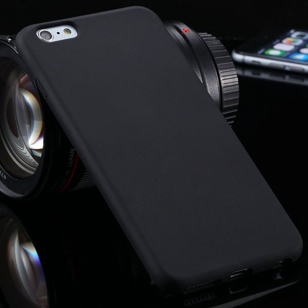 Super Soft Silicone Case For Iphone 6 Plus 5.5Inch Back Phone Shel 2053435144-1-black