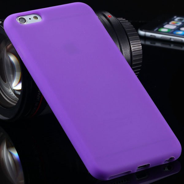 Super Soft Silicone Case For Iphone 6 Plus 5.5Inch Back Phone Shel 2053435144-2-purple