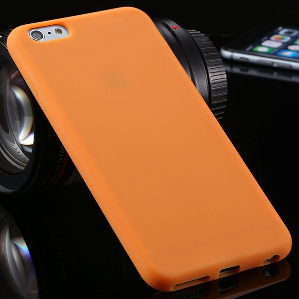 Super Soft Silicone Case For Iphone 6 Plus 5.5Inch Back Phone Shel 2053435144-8-orange