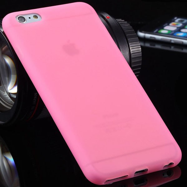 Super Soft Silicone Case For Iphone 6 Plus 5.5Inch Back Phone Shel 2053435144-10-pink