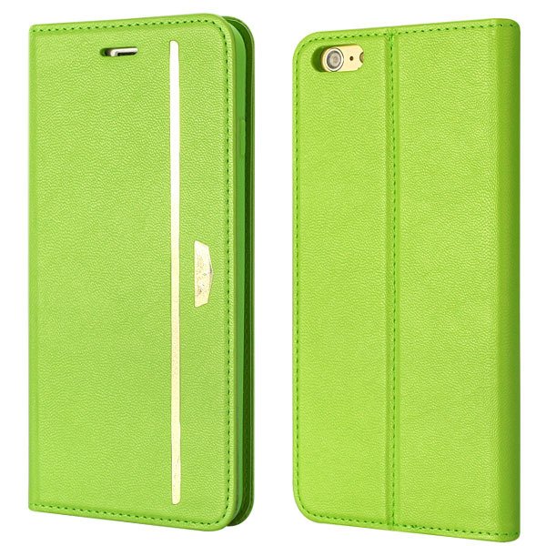 Flip Mobile Phone Cover For Iphone 6 4.7Inch Protective Bag Pomegr 32216439562-3-green