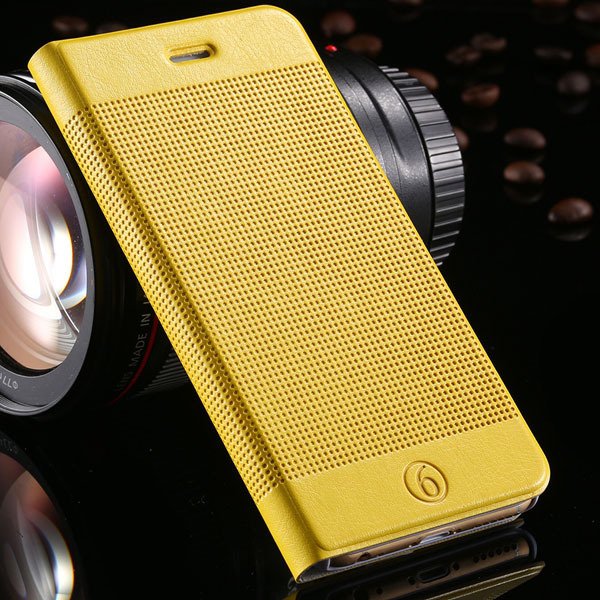 I6 Pu Leather Case Wallet Cell Phone Cover For Iphone 6 4.7Inch Fu 32214394700-11-yellow