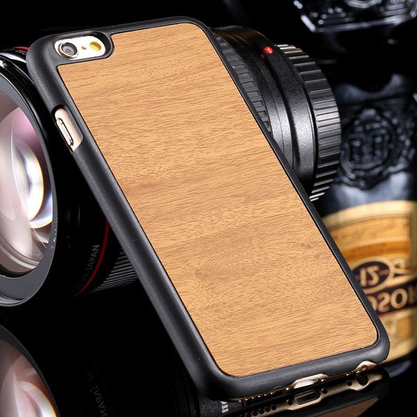 Retro Wood Pattern Phone Cover For Iphone 6 4.7Inch Back Case Slim 32254644312-2-yellow