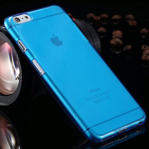 I6 Plus Clear Case Full Flip Cover For Iphone 6 Plus 5.5Inch Soft 2053095298-5-deep blue