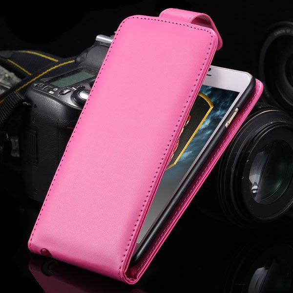 I6 Pu Leather Case Flip Vertical Cover For Iphone 6 4.7Inch Full P 32251126136-7-hot pink