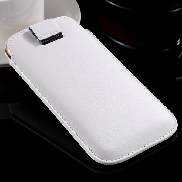 I6 Universal Mini Phone Case For Iphone 6 4.7Inch Pu Leather Cover 32261117883-2-white