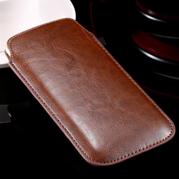 I6 Universal Mini Phone Case For Iphone 6 4.7Inch Pu Leather Cover 32261117883-8-brown