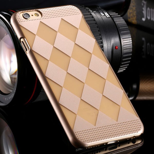 I6 Hard Pc Case Champagne Gold Back Cover For Iphone 6 4.7Inch Ult 32261536023-1-diamond gold
