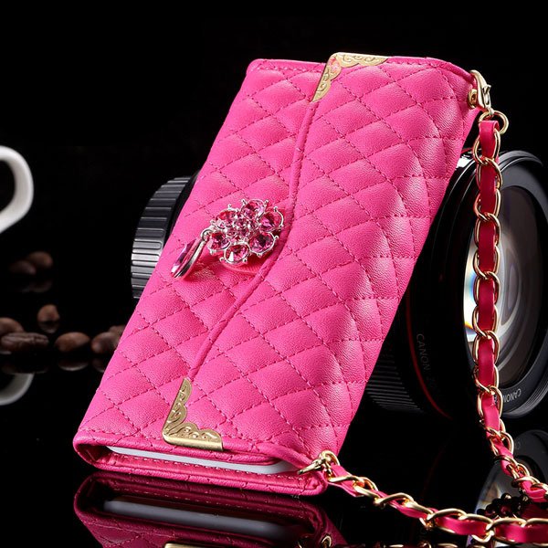 I6 Plus Hand Bag Case For Iphone 6 Plus 5.5Inch Bling Diamond Wall 32268296376-6-hot pink