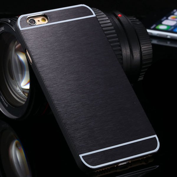 I6 Metal Case Shiny Aluminum Back Cover For Iphone 6 Plus 5.5Inch 32251115906-1-black