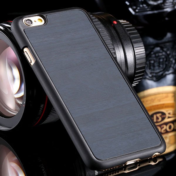 Retro Wood Pattern Hard Case For Iphone 6 Plus 5.5Inch Back Cover 32254327241-3-deep blue