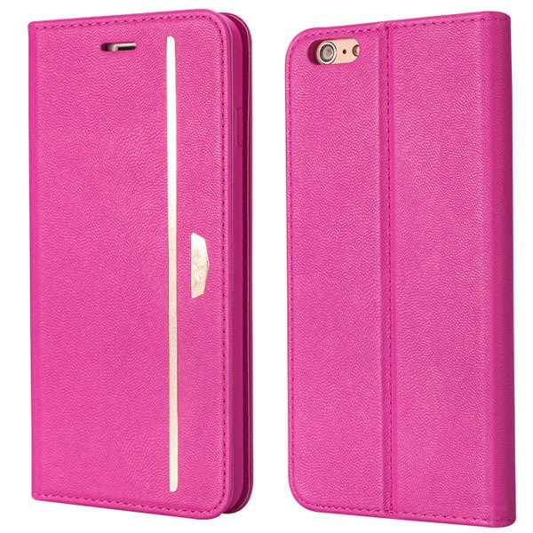 Comprehensive Wallet Cover For Iphone 6 Plus 5.5Inch Flip Phone Ba 32216224441-4-hot pink