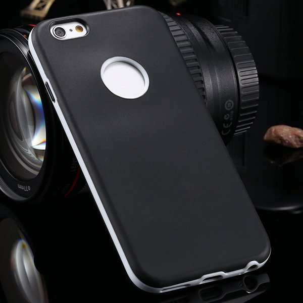2014 Newest Clear Back Case For Iphone 6 4.7'' Cover Soft Transpar 2041294218-3-black
