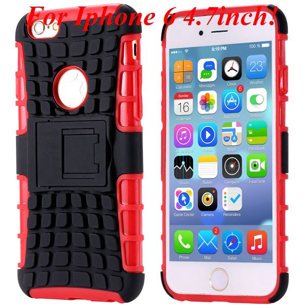 I6/6 Plus Heavy Duty Armor Case For Iphone 6 4.7Inch/5.5Inch Plus 32295600799-4-I6 red