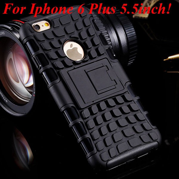 I6/6 Plus Heavy Duty Armor Case For Iphone 6 4.7Inch/5.5Inch Plus 32295600799-9-i6 Plus black