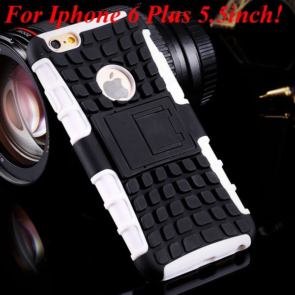 I6/6 Plus Heavy Duty Armor Case For Iphone 6 4.7Inch/5.5Inch Plus 32295600799-10-i6 Plus white
