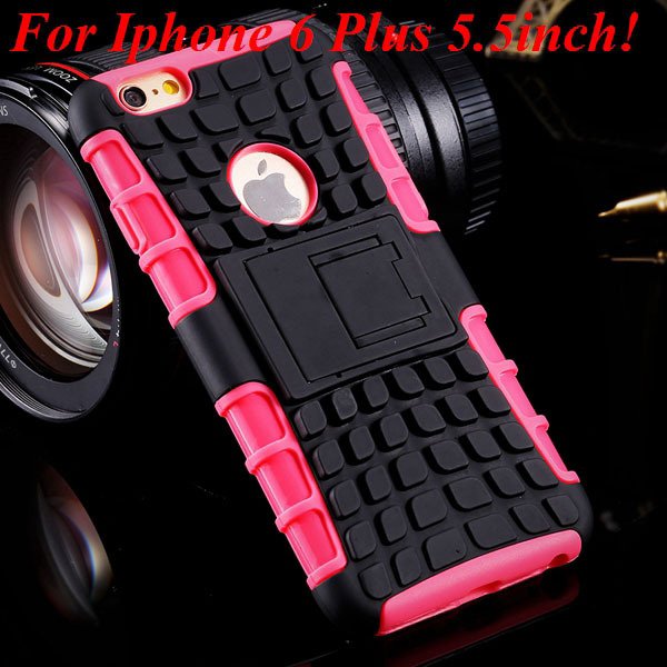 I6/6 Plus Heavy Duty Armor Case For Iphone 6 4.7Inch/5.5Inch Plus 32295600799-16-i6 Plus pink