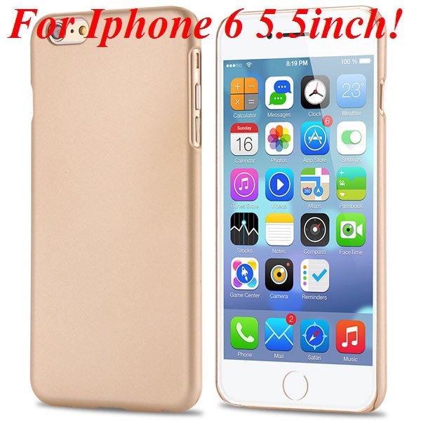 I6/6 Plus Slim Case Mat Lubricating Smooth Back Cover For Iphone 6 32281037773-4-gold for 6 Plus