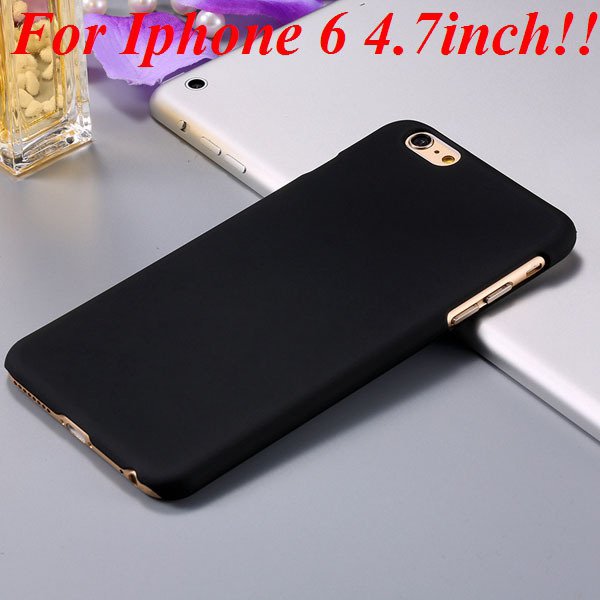I6/6 Plus Slim Case Mat Lubricating Smooth Back Cover For Iphone 6 32281037773-6-black for iphone 6