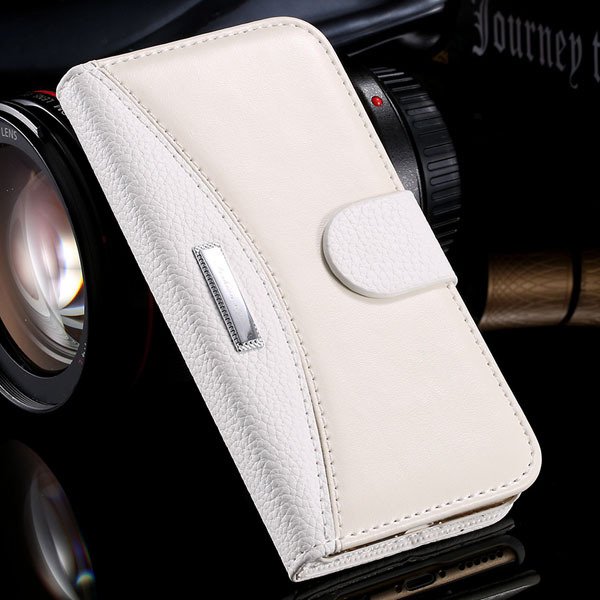 Business Fashion Wallet Pouch Bag For Iphone 6 4.7Inch Leather Cas 32249785527-2-white
