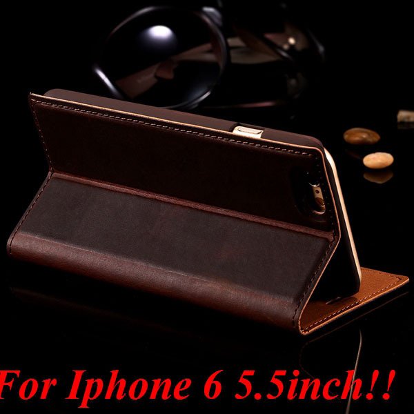 I6/6 Plus Original Genuine Leather Case Vintage Window Cover For I 32290530148-2-for I6 Plus Bigger
