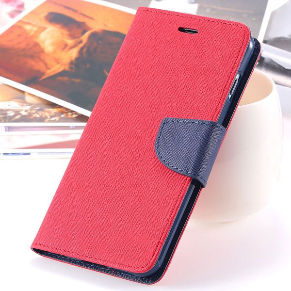 Fashion Wallet Pu Leather Case For Iphone 6 Plus 5.5Inch Full Phon 32250764196-5-red