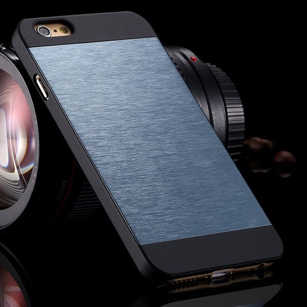 I6 Plus Aluminum Metal Brush Hard Cover For Iphone 6 Plus 5.5Inch 32231722508-2-navy