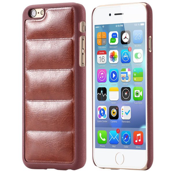 Ultra Slim Sofa Grain Soft Case For Iphone 6 4.7Inch Pu Leather Ph 32242323360-5-brown