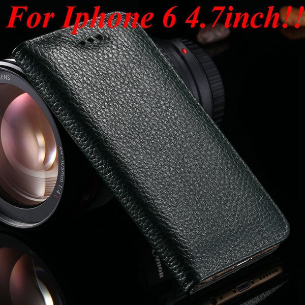 I6 Genuine Leather Cover Full Protect Case For Iphone 6 4.7Inch Ce 32236840462-1-black