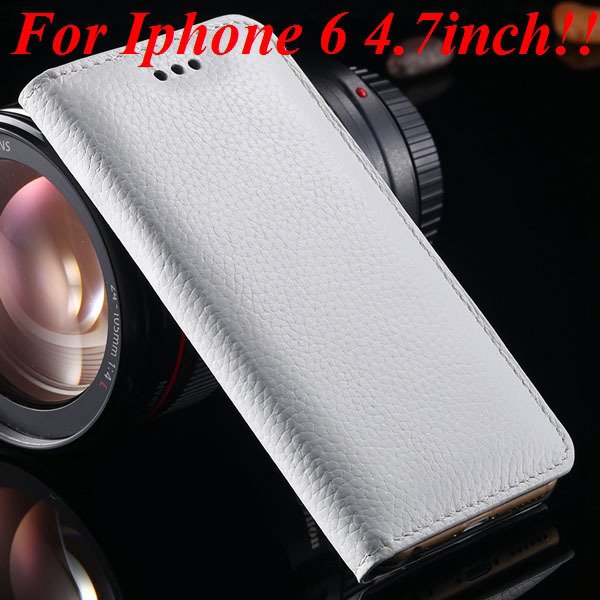 I6 Genuine Leather Cover Full Protect Case For Iphone 6 4.7Inch Ce 32236840462-3-white