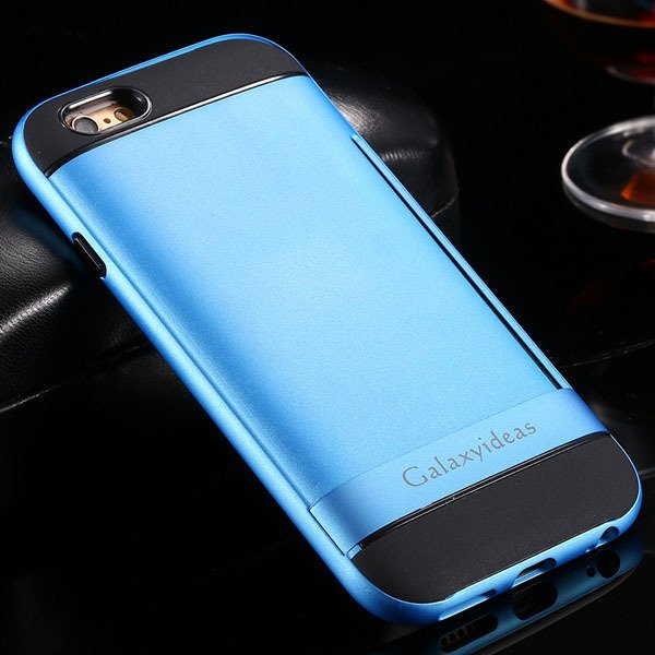 I6 Armor Case Beatles Series Card Insert Kickstand Buckle Hard Cov 32304262982-6-sky blue