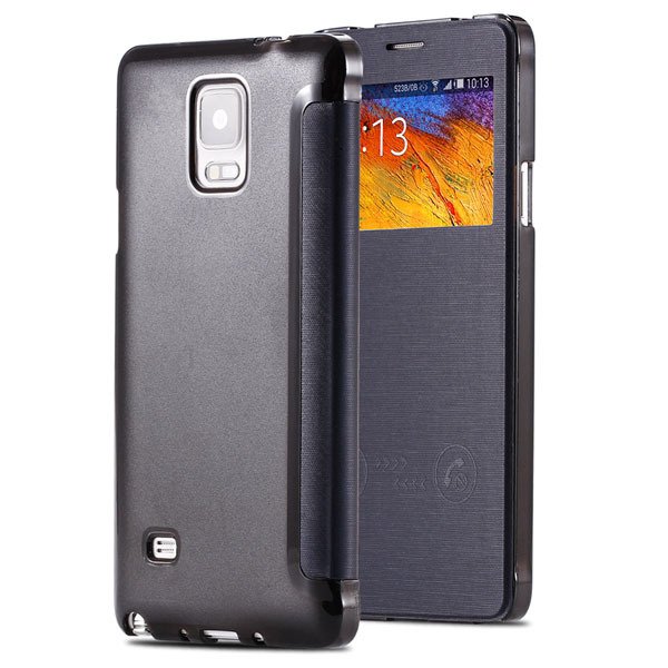 For Note 4 Smart Window Display View Case For Samsung Galaxy Note 32236551279-4-deep blue