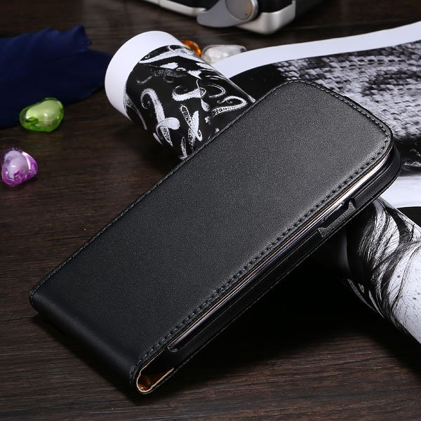 S3 Genuine Leather Case Flip Vertical Cover For Samsung Galaxy Sii 1790519925-1-black