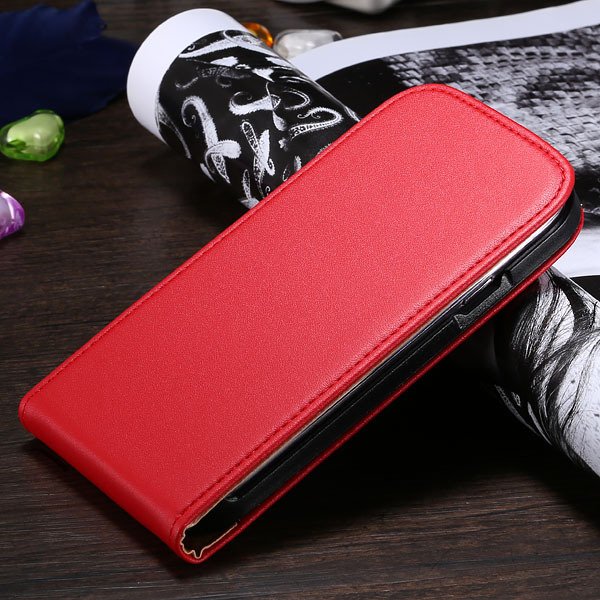 S3 Genuine Leather Case Flip Vertical Cover For Samsung Galaxy Sii 1790519925-4-red