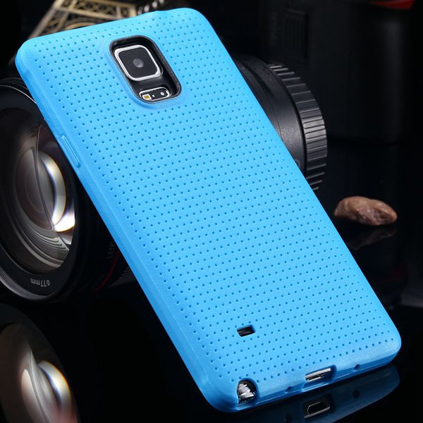 For Note 4 Tpu Case Slim Back Cover For Samsung Galaxy Note 4 Iv N 2041770146-4-blue