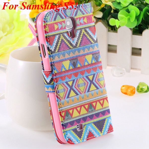 S5 S4 Case Flip Pu Leather Cover For Samsung Galaxy S5 I9600 S4 I9 1925680254-18-s5 big culture