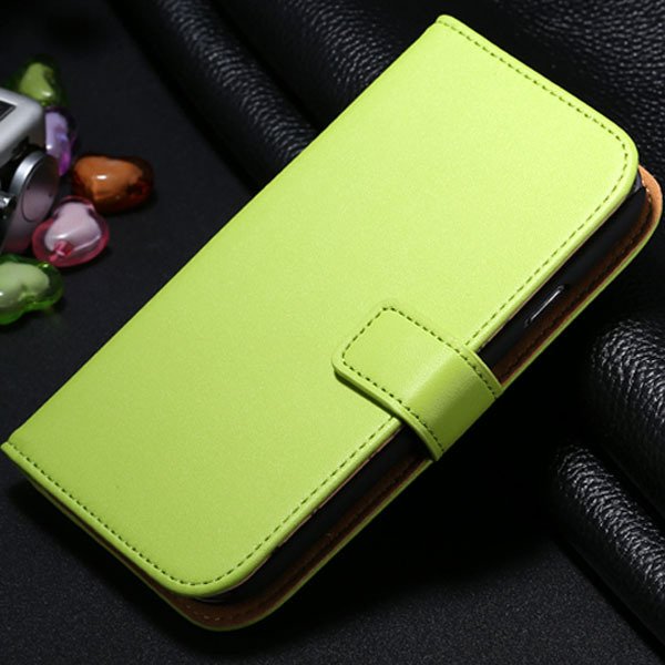 S3 Genuine Leather Case Flip Wallet Cover For Samsung Galaxy S3 Si 1772136100-5-green