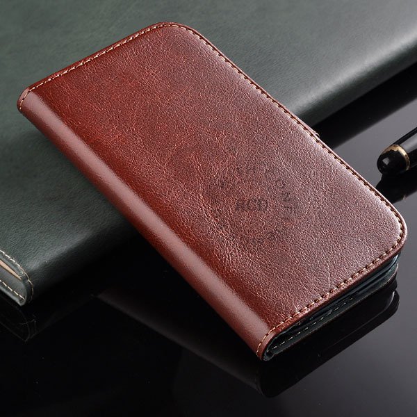 For Grand Duos I9082 Case Retro Pu Leather Cover For Samsung Galax 1064181420-4-brown