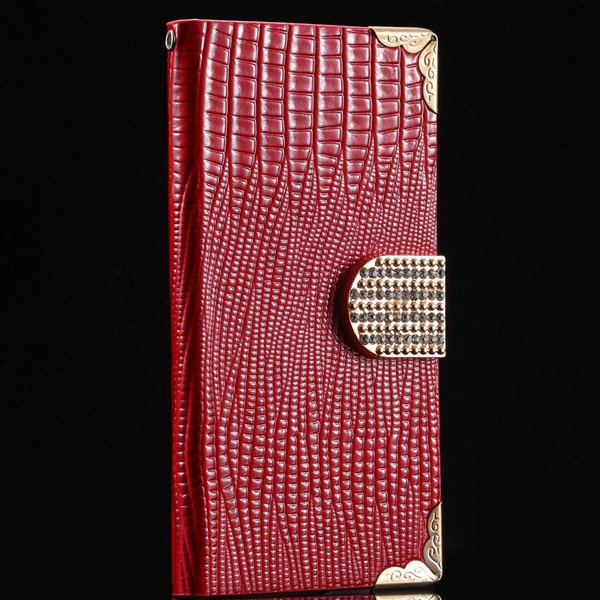 S4 Luxury Bling Diamond Case Full Wallet Book Cover With Shiny Rhi 1999249029-4-red
