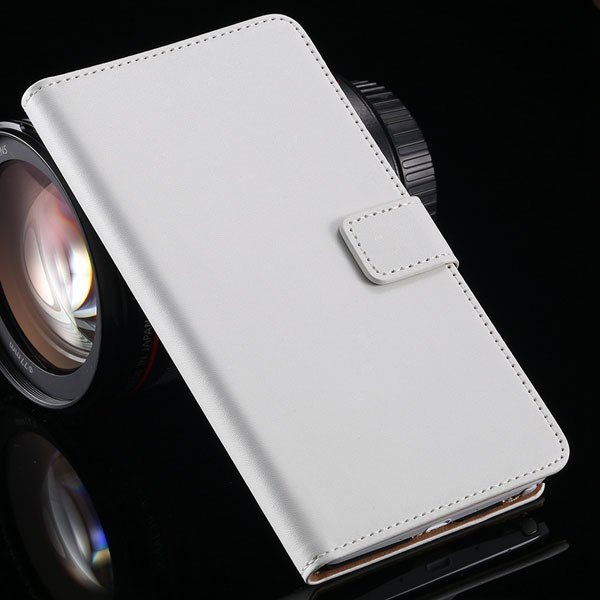For Note 4 Genuine Leather Case Luxury Flip Wallet Cover For Samsu 32217799011-2-white