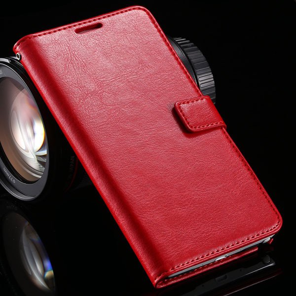 For Galaxy Note 4 Full Flip Cell Phone Cover For Samsung Galaxy No 32218670176-3-red