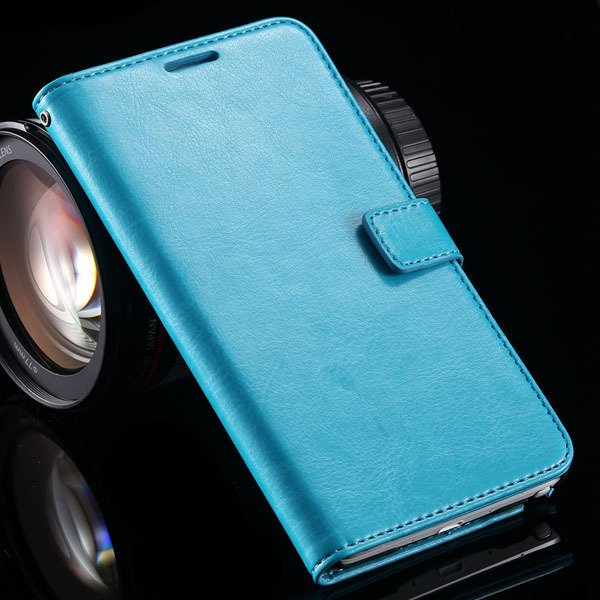 For Galaxy Note 4 Full Flip Cell Phone Cover For Samsung Galaxy No 32218670176-4-blue