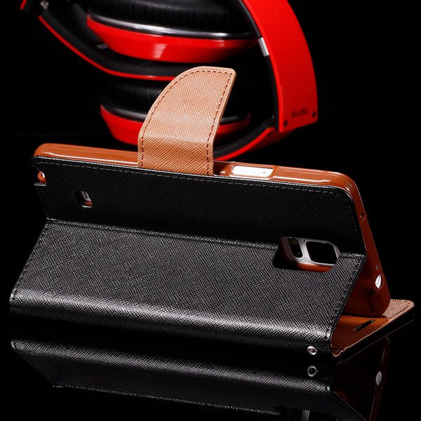 For Note 4 Flip Case Full Pu Leather Cover For Samsung Galaxy Note 32235976044-1-black brown