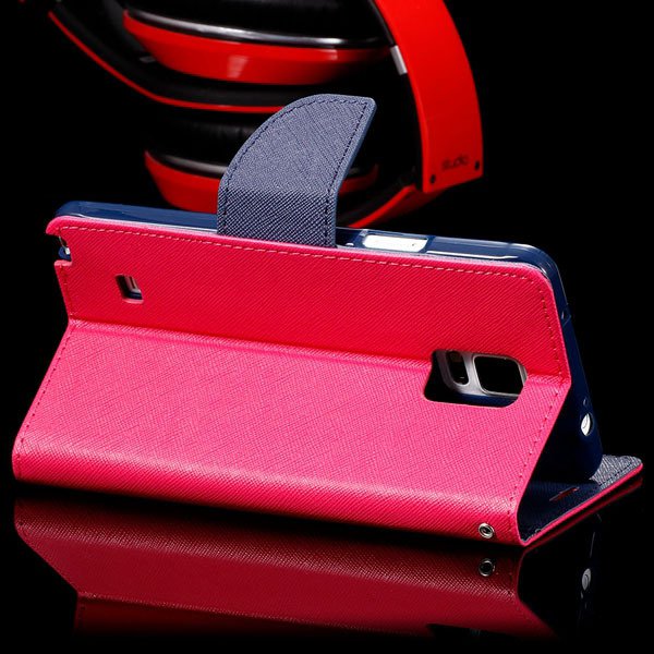 For Note 4 Flip Case Full Pu Leather Cover For Samsung Galaxy Note 32235976044-3-hot pink