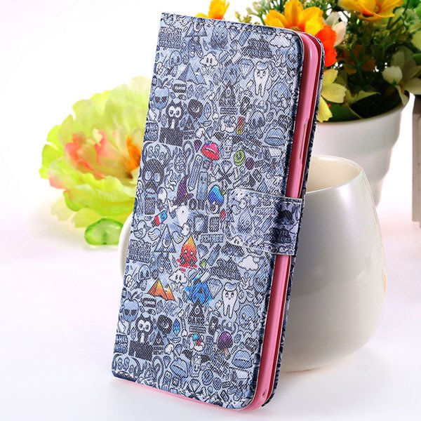 Matte Grain Full Wallet Pu Leather Case For Samsung Galaxy Note 3 1925879807-6-gray wizard