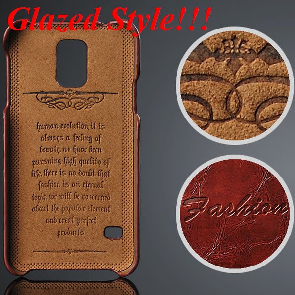 S5 Card Slot Back Cover For Samsung Galaxy S5 I9600 Grease Glazed 32237404056-1-brown