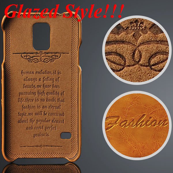 S5 Card Slot Back Cover For Samsung Galaxy S5 I9600 Grease Glazed 32237404056-3-yellow